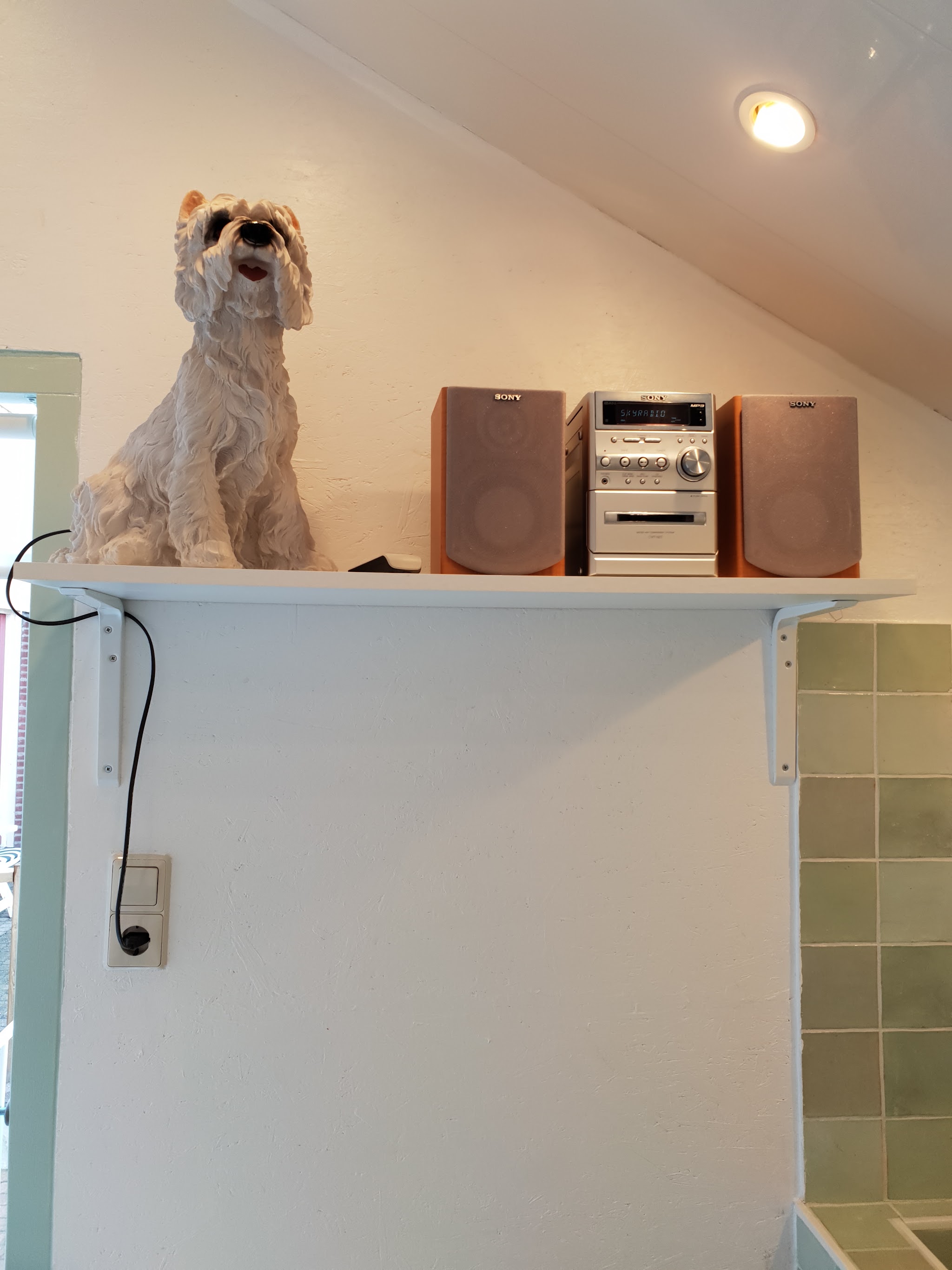 Hond in de salon van Ardie